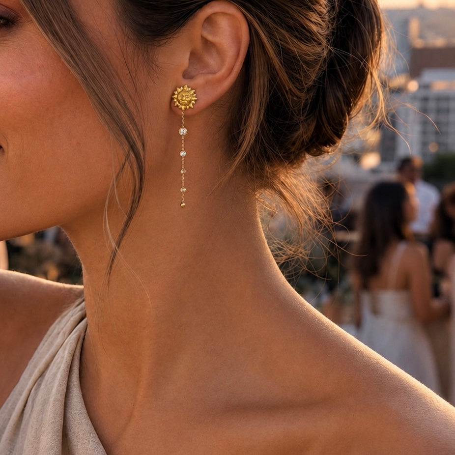 BOUCLES D'OREILLES SUN